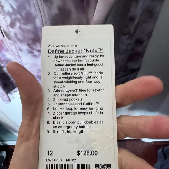 NWT Defined Jacket Nulu Meadow Haze Pink Multi - Picture 6 of 8